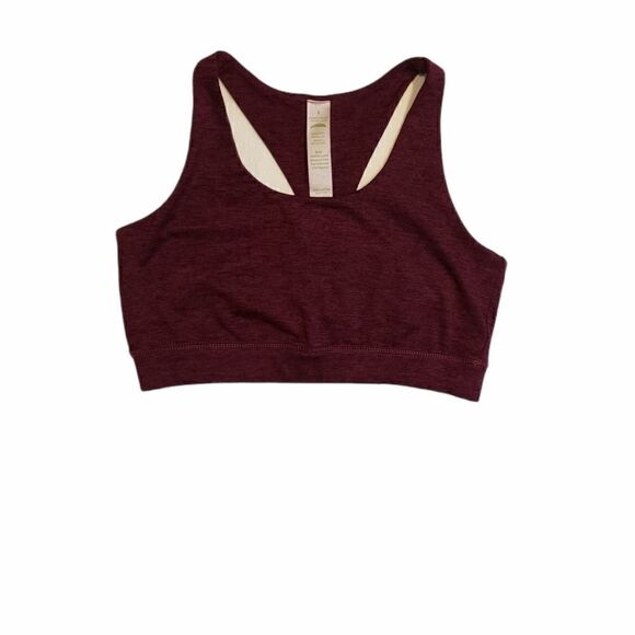 Earth Yoga Cranberry Red Sports Bra - Picture 2 of 8